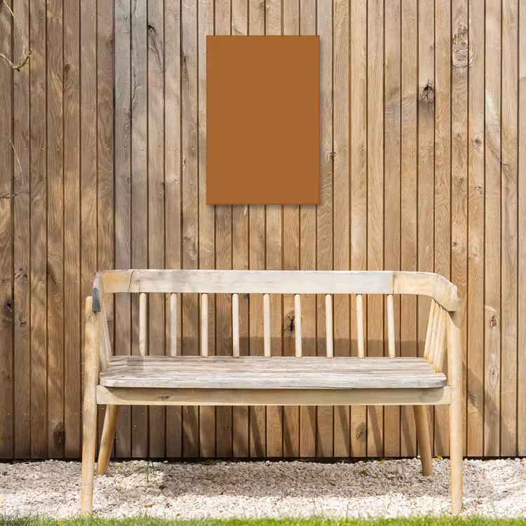 Spiced - Cinnamon - Bruin Tuinposter op houten frame 2 cm dik klein 841 -sfeer4