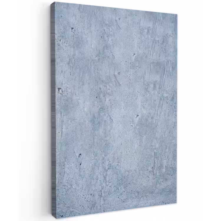 Oppervlak - Ruw - Abstract - Modern - Grijs Tuinposter op houten frame 2 cm dik klein -3d