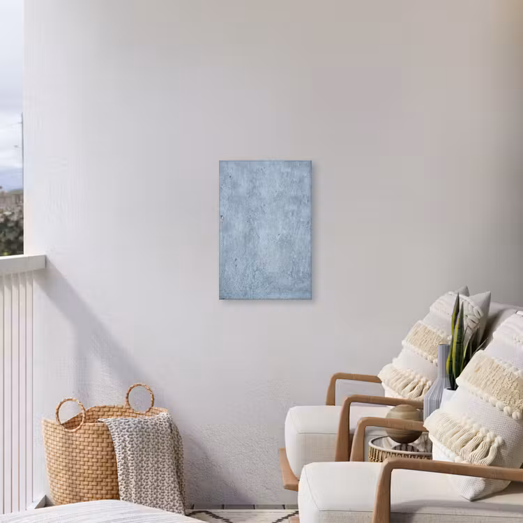 Oppervlak - Ruw - Abstract - Modern - Grijs Tuinposter op houten frame 2 cm dik klein -sfeer1