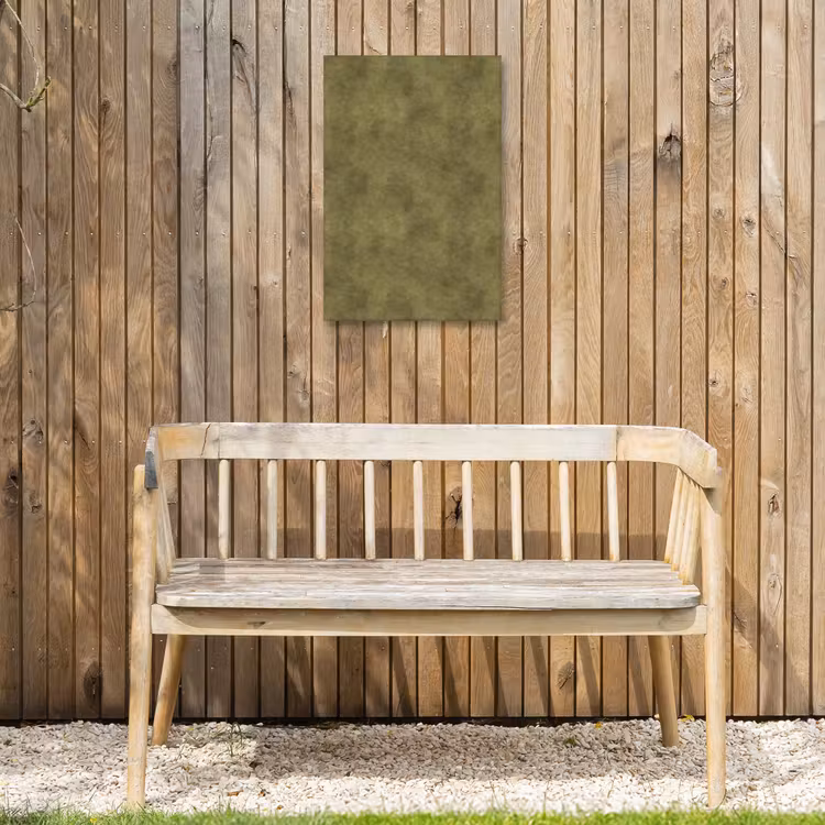 Textuur - Abstract - Groen Tuinposter op houten frame 2 cm dik klein 841 -sfeer4
