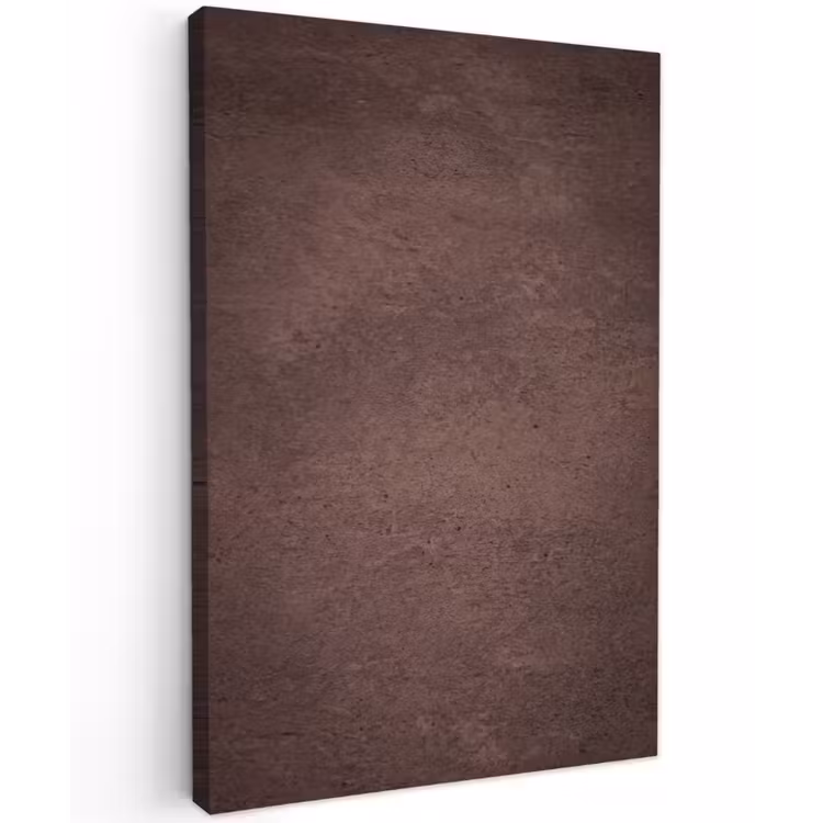 Textuur - Beton - Abstract - Donker - Bruin Tuinposter op houten frame 2 cm dik klein -3d