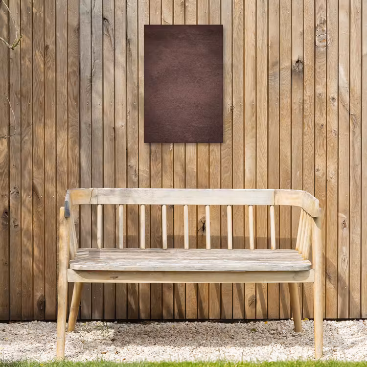 Textuur - Beton - Abstract - Donker - Bruin Tuinposter op houten frame 2 cm dik klein -sfeer4