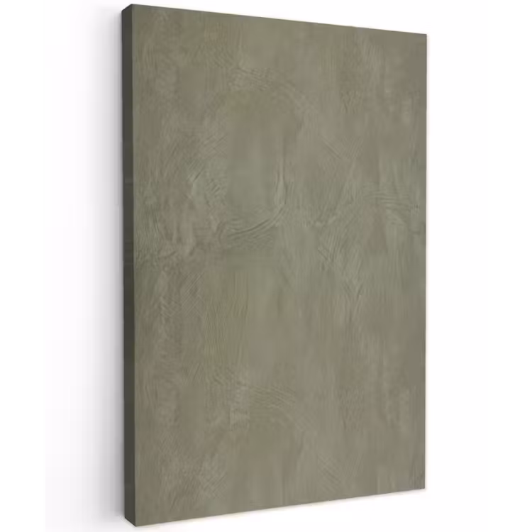 Textuur - Betonlook - Achtergrond - Modern - Groen Tuinposter op houten frame 2 cm dik klein -3d