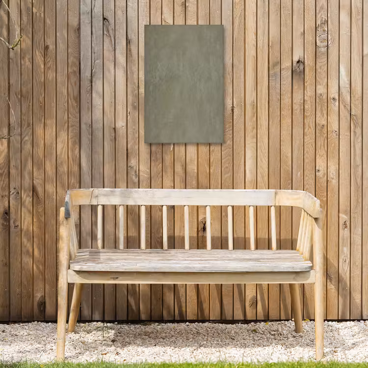 Textuur - Betonlook - Achtergrond - Modern - Groen Tuinposter op houten frame 2 cm dik klein -sfeer4