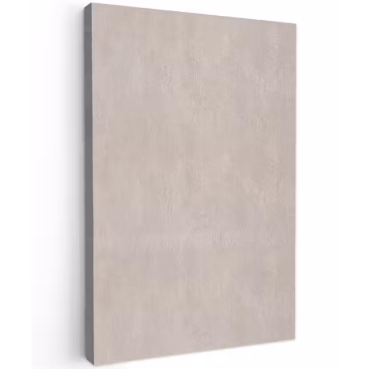 Textuur - Effen - Abstract - Beige Tuinposter op houten frame 2 cm dik klein -3d