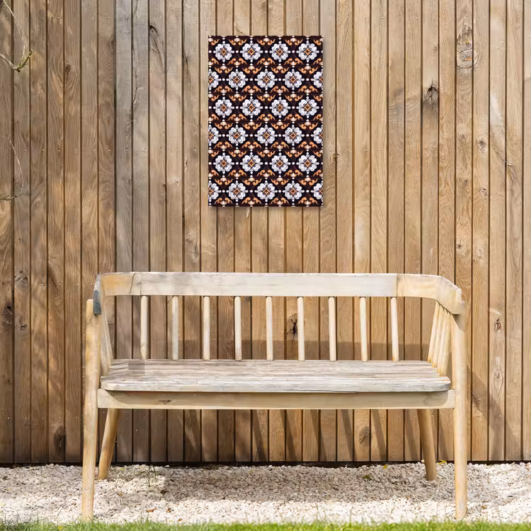 traditioneel - Element - Kleurrijk Tuinposter op houten frame 2 cm dik klein 841 -sfeer4
