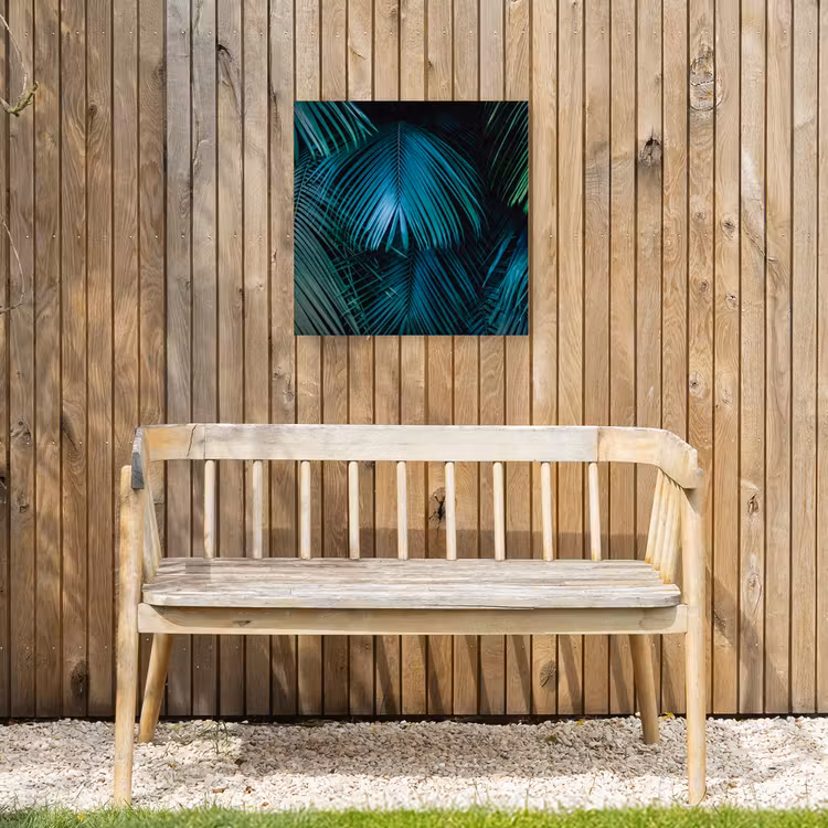 Inductie beschermer - Inductie afdekplaat - Tropical - Jungle - Bladeren - Groen Tuinposter op houten frame 2 cm dik klein -sfeer4