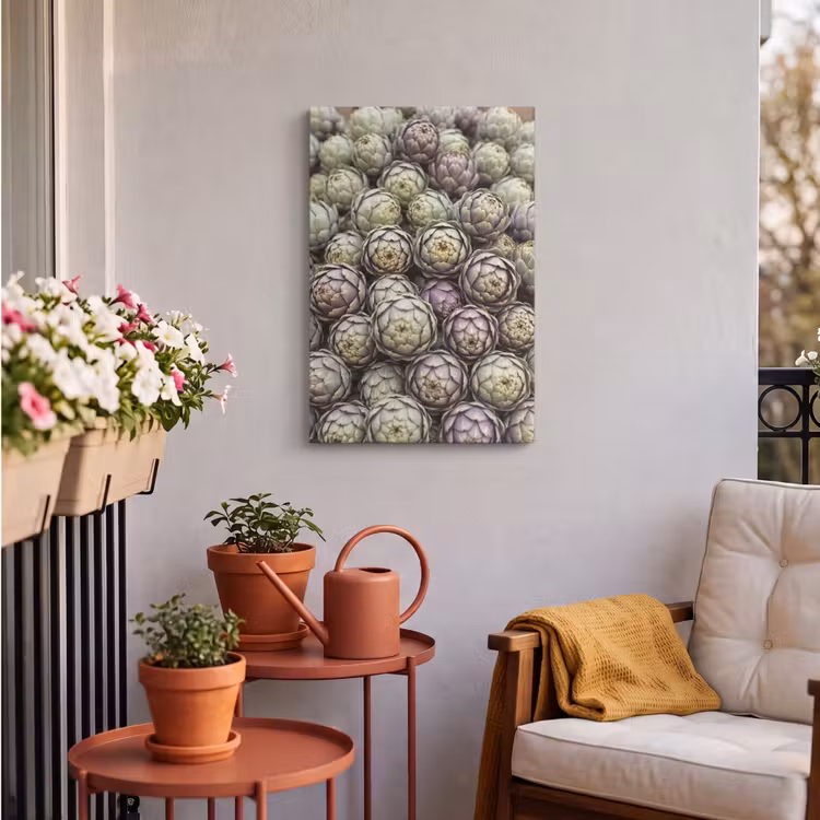 Outdoor Canvas Print - Vegetables - Fresh - Food - Groenten - Vers - Eten Tuinposter op houten frame 2 cm dik klein