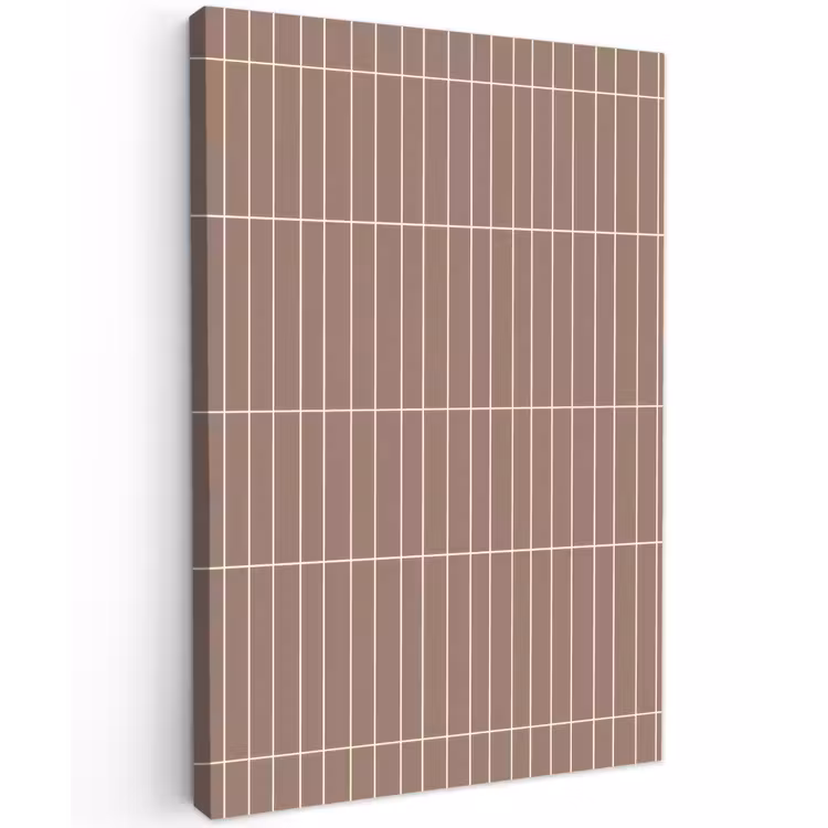 Verticaal - Wandtegel - Terracotta Tuinposter op houten frame 2 cm dik klein 841 -3d