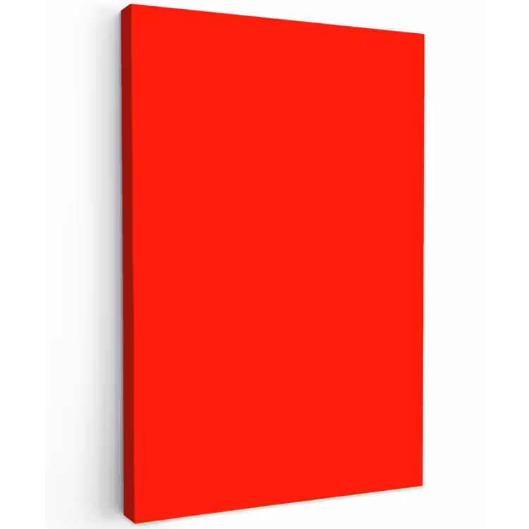 Vibrant - Vermilion - Rood Tuinposter op houten frame 2 cm dik klein 841 -3d