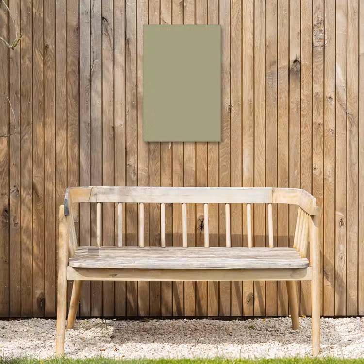 Vintage - Sage - Groen Tuinposter op houten frame 2 cm dik klein 841 -sfeer4