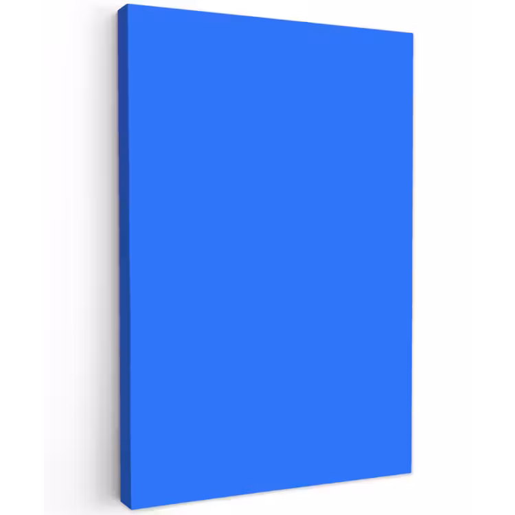 Vivid - Cobalt - Blauw Tuinposter op houten frame 2 cm dik klein 841 -3d