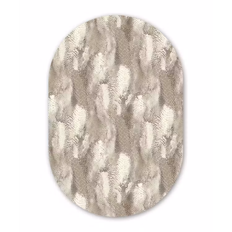 Slang - Textuur - Zand Wandcirkel Ovaal Forex klein 630 -3d
