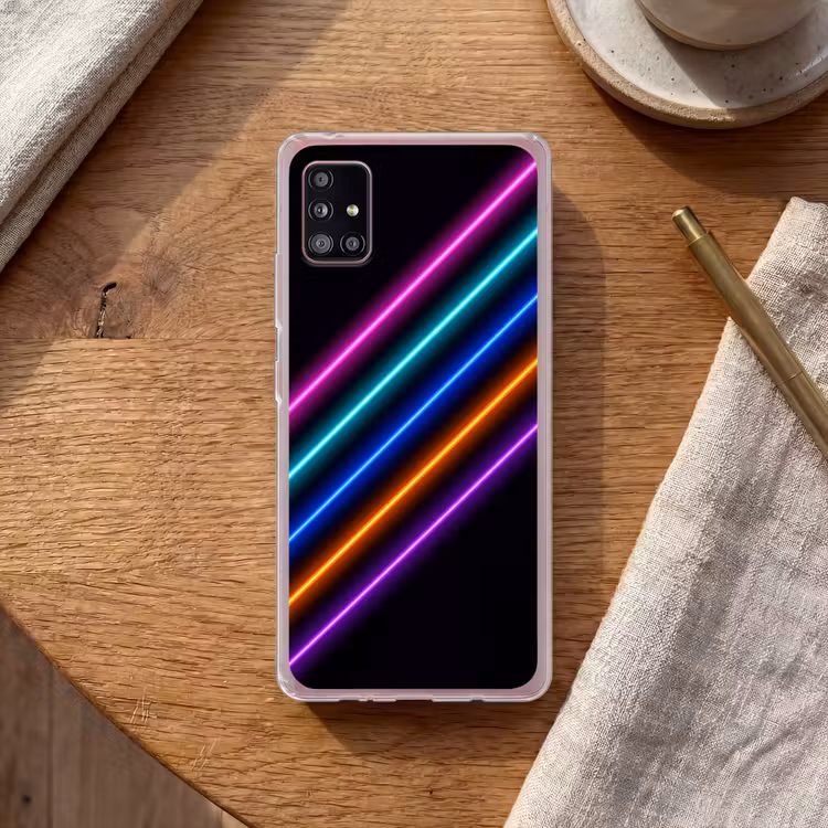 Esthetiek - Retro - Neon Telefoonhoesje Samsung Galaxy A51 5G klein -sfeer1