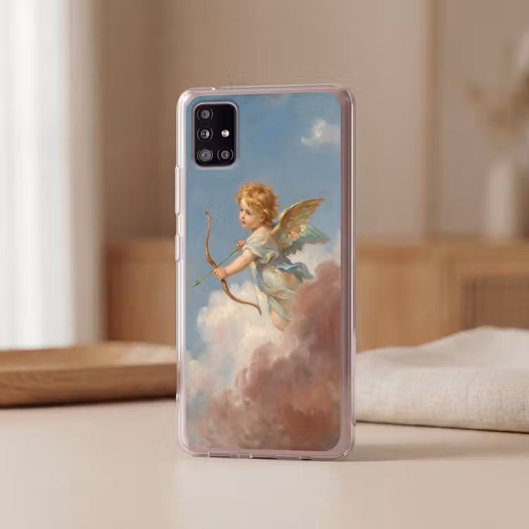 Engel - Pijl en boog - Mythologie - Klassiek Telefoonhoesje Samsung Galaxy A51 5G klein -sfeer2