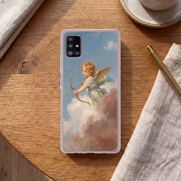 Engel - Pijl en boog - Mythologie - Klassiek Telefoonhoesje Samsung Galaxy A51 5G klein -sfeer1