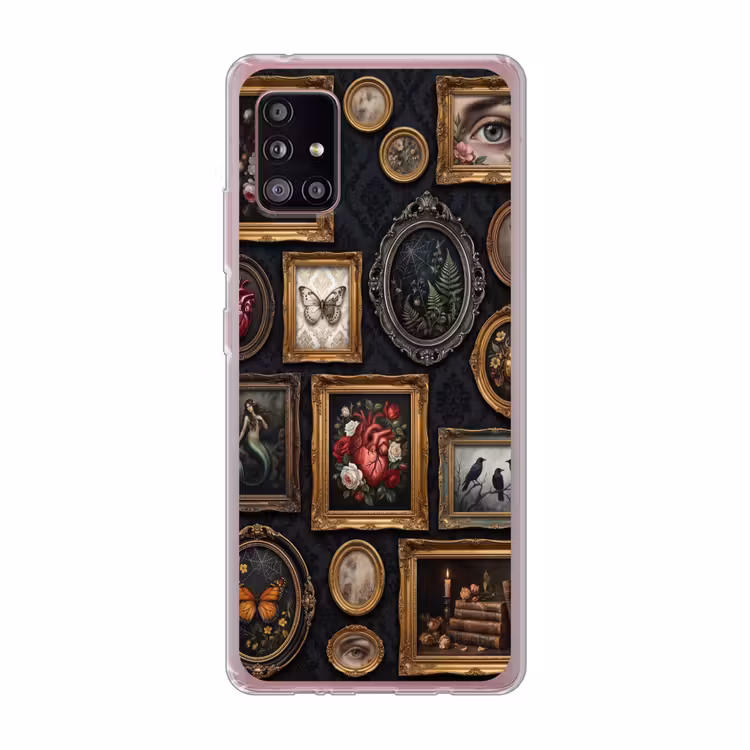 Kunst - Collectie - Vintage - Klassiek - Donker Telefoonhoesje Samsung Galaxy A51 5G klein -3d