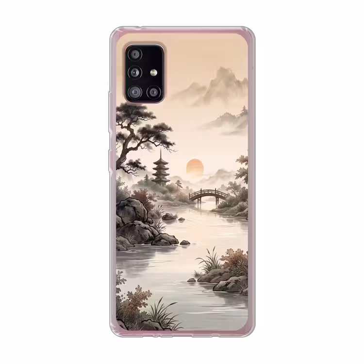 Azië - Landschap - Kleurrijk Telefoonhoesje Samsung Galaxy A51 5G klein -3d