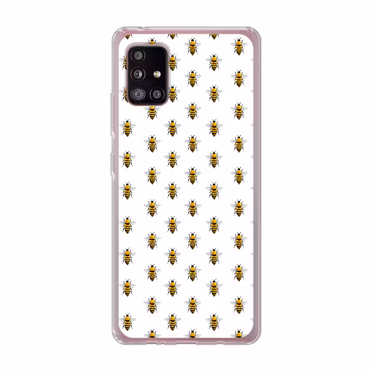 Bijen - Tijdloos - Wit Telefoonhoesje Samsung Galaxy A51 5G klein 373 -3d