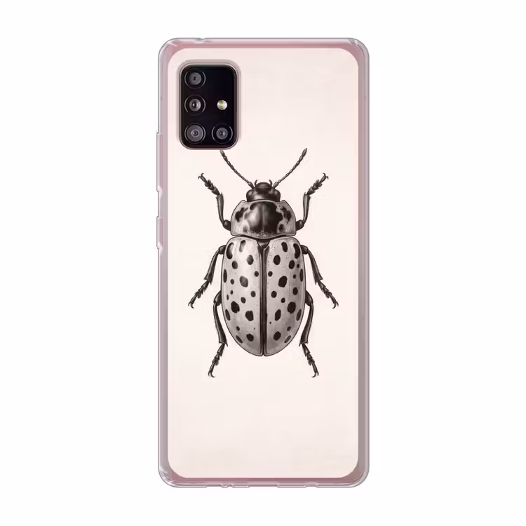 Kever - Insect - Vintage Telefoonhoesje Samsung Galaxy A51 5G klein -3d