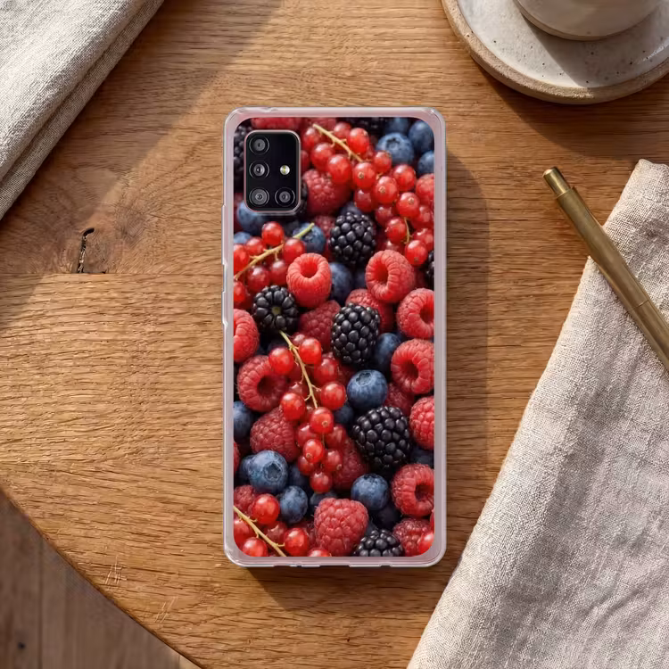 Bessen - Mix - Vers - Eten - Kleurrijk Telefoonhoesje Samsung Galaxy A51 5G klein -sfeer1
