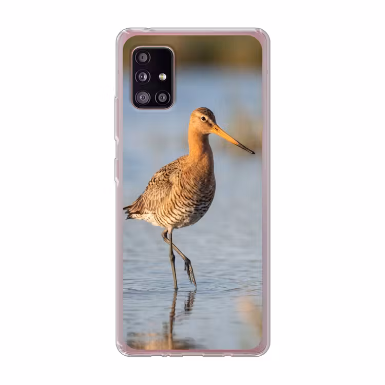 Vogel - Steltloper - Water - Natuur Telefoonhoesje Samsung Galaxy A51 5G klein -3d