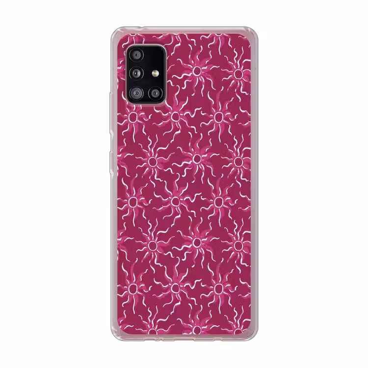 Bohemian - Zon - Magenta Telefoonhoesje Samsung Galaxy A51 5G klein 373 -3d