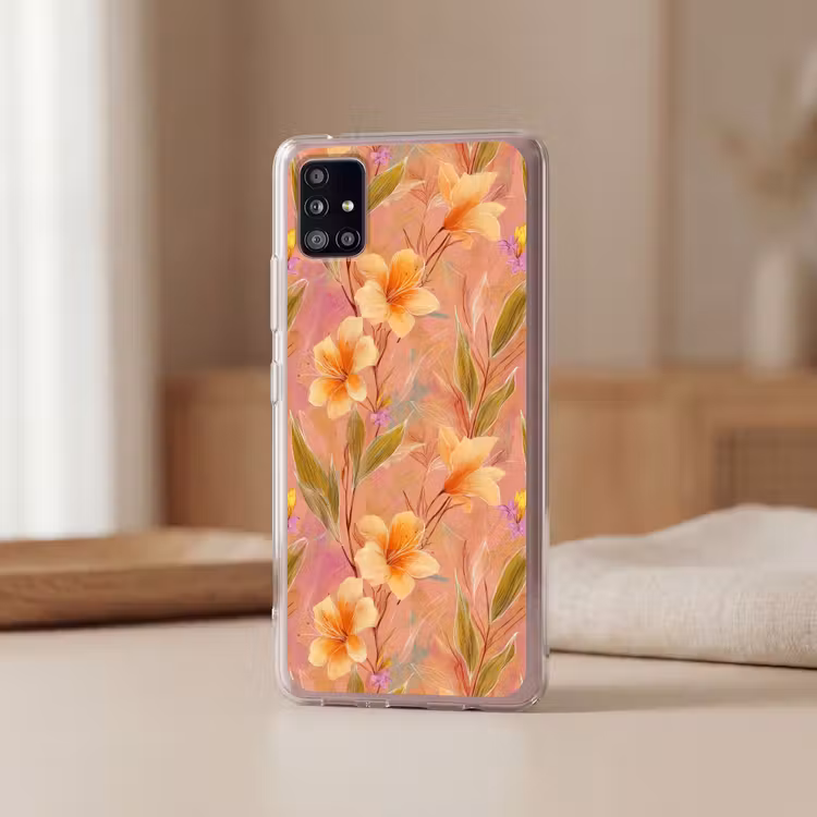 Botanisch - Bloemen - Kleurrijk Telefoonhoesje Samsung Galaxy A51 5G klein 373 -sfeer2