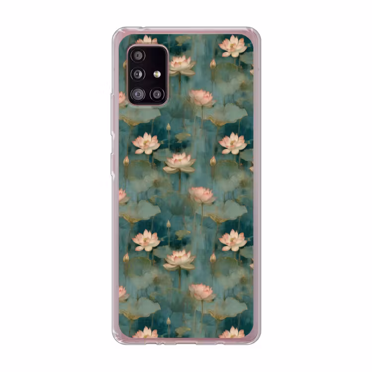Botanisch - Bloemen - Roze Telefoonhoesje Samsung Galaxy A51 5G klein 373 -3d