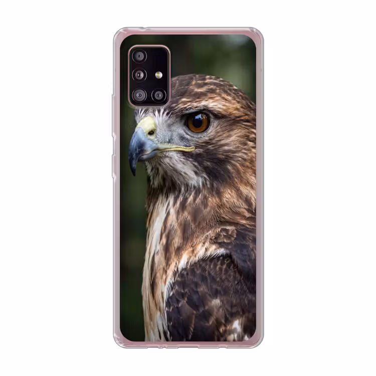 Buizerd - Roofvogel - Natuur - Bruin Telefoonhoesje Samsung Galaxy A51 5G klein -3d