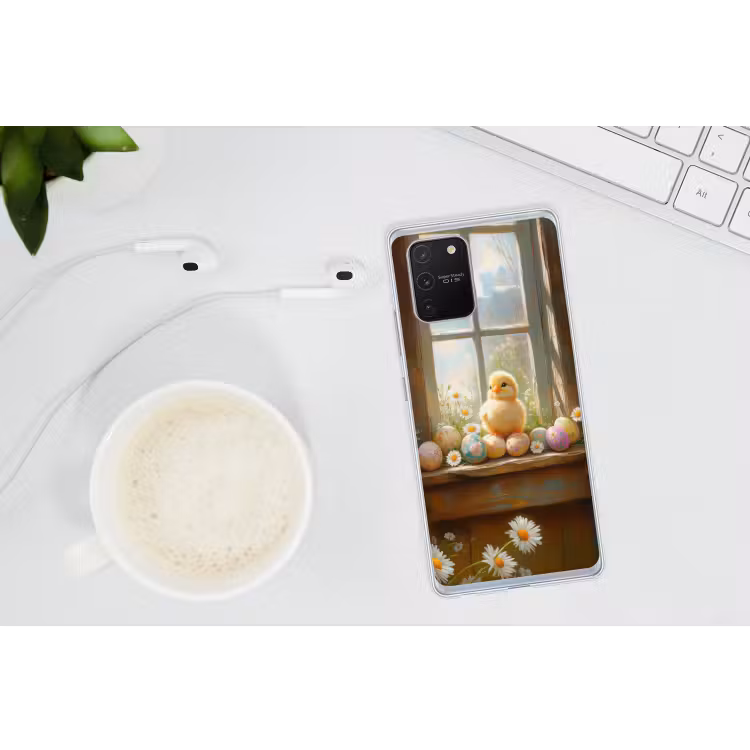 Kuiken - Raam - Paaseieren Telefoonhoesje Samsung Galaxy S10 Lite klein -oordopS10Lite