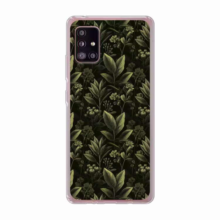Klassiek - Donker - Botanisch - Planten Telefoonhoesje Samsung Galaxy A51 5G klein 373 -3d