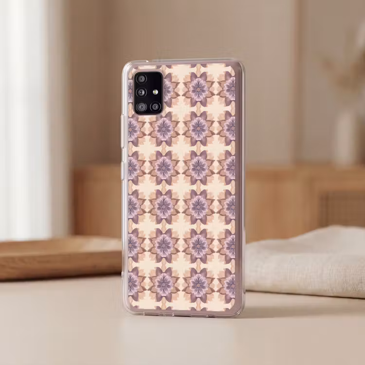 Klassiek - Patroon - Paars Telefoonhoesje Samsung Galaxy A51 5G klein 373 -sfeer2