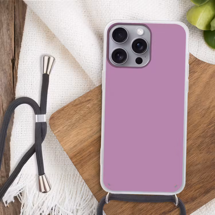Antique - Orchid - Paars Hoesje iPhone 16 Pro Max met koord klein 804 -sfeer4