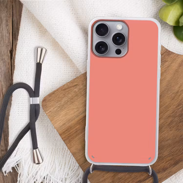 Coral - Reef - Rood Hoesje iPhone 16 Pro Max met koord klein 804 -sfeer4