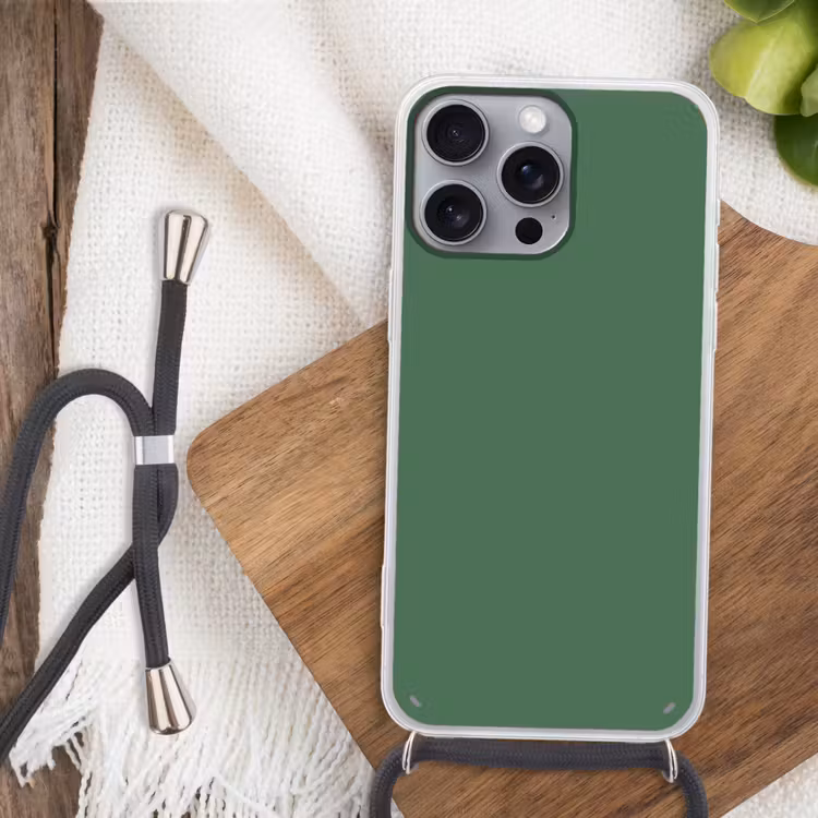 Deep - Sagewood - Groen Hoesje iPhone 16 Pro Max met koord klein 804 -sfeer4