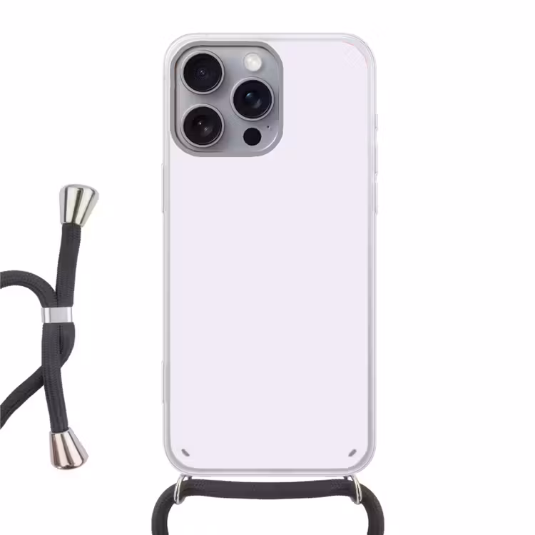 Lilac - Luxe - Paars Hoesje iPhone 16 Pro Max met koord klein 804 -3d