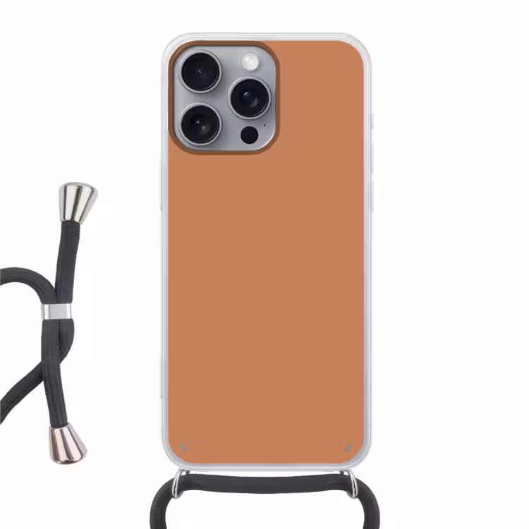 Little - Italy - Oranje Hoesje iPhone 16 Pro Max met koord klein 804 -3d
