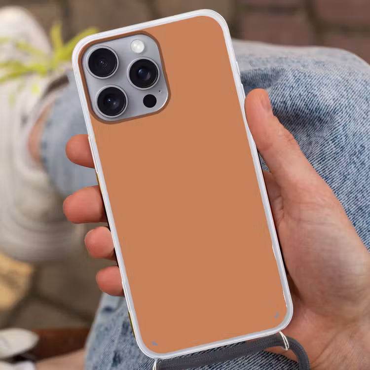 Little - Italy - Oranje Hoesje iPhone 16 Pro Max met koord klein 804 -sfeer3