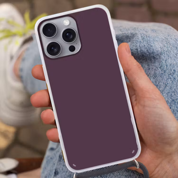 Midnight - Plum - Paars Hoesje iPhone 16 Pro Max met koord klein 804 -sfeer3