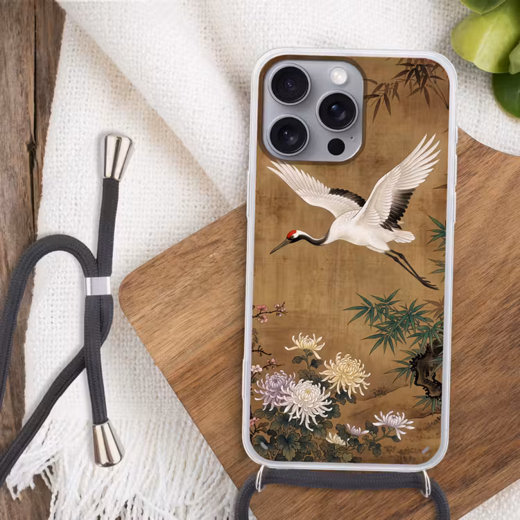 Oosters - Elegant - Kleurrijk Hoesje iPhone 16 Pro Max met koord klein -sfeer4