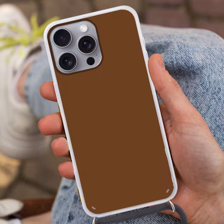 Rich - Espresso - Bruin Hoesje iPhone 16 Pro Max met koord klein 804 -sfeer3
