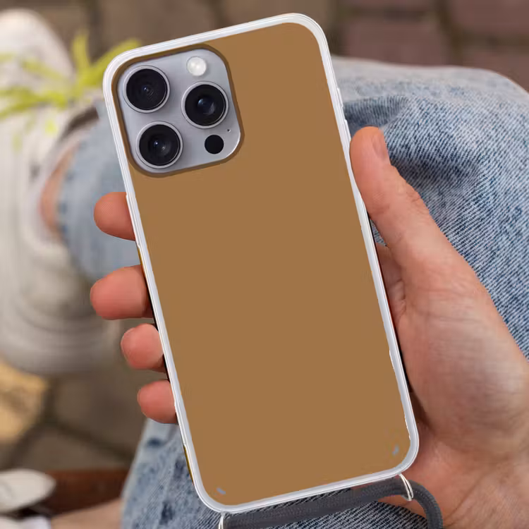 Sahara - Earth - Oranje Hoesje iPhone 16 Pro Max met koord klein 804 -sfeer3