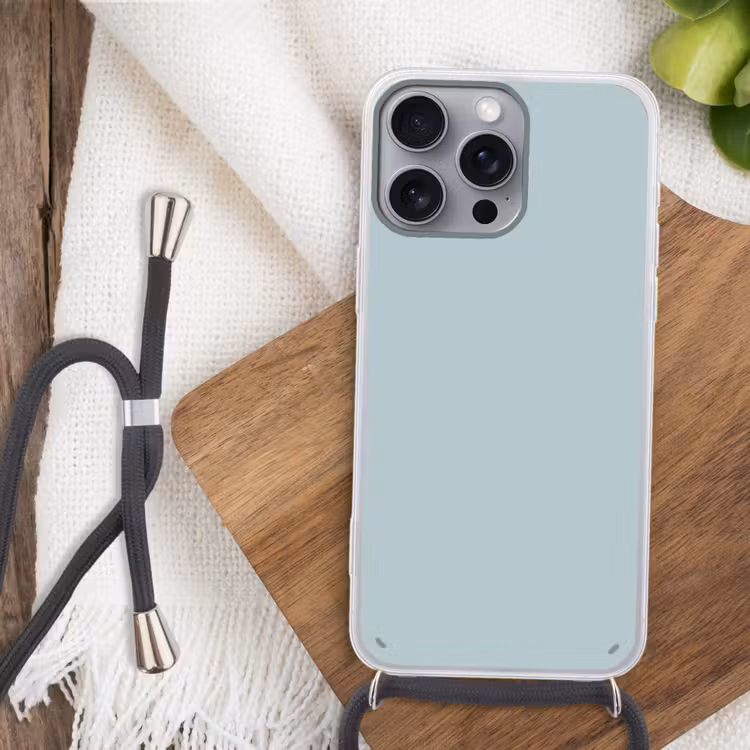 Slate - Blue - Blauw Hoesje iPhone 16 Pro Max met koord klein 804 -sfeer4