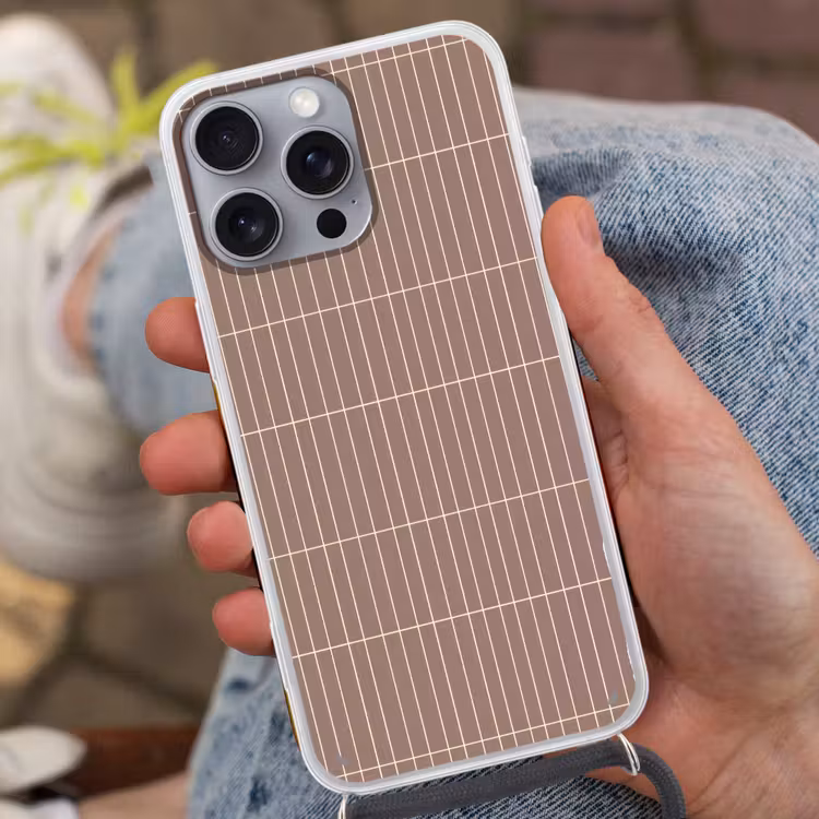 Verticaal - Wandtegel - Terracotta Hoesje iPhone 16 Pro Max met koord klein 804 -sfeer3