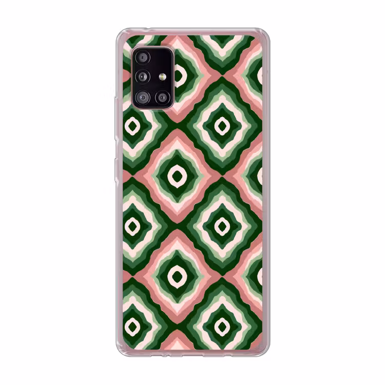 Ontwerp - Organisch - Kleurrijk Telefoonhoesje Samsung Galaxy A51 5G klein 373 -3d