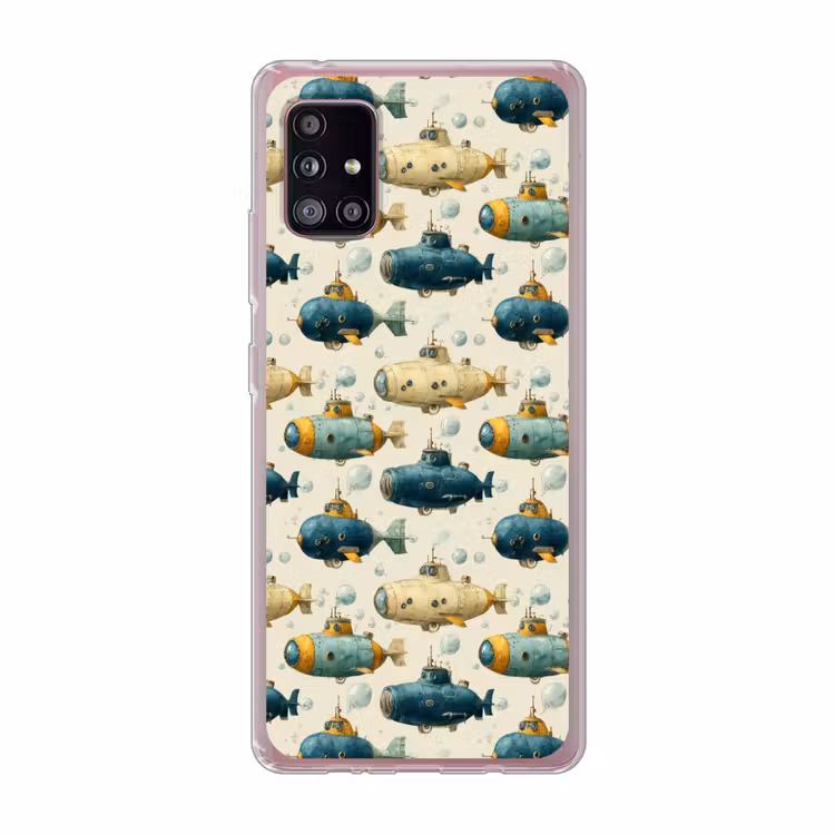 Duikboot - Fantasie - Kleurrijk Telefoonhoesje Samsung Galaxy A51 5G klein 373 -3d