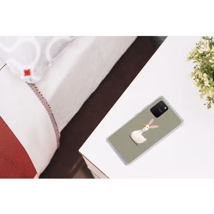 Eend - Konijnoren - Grijs Telefoonhoesje Samsung Galaxy S10 Lite klein -kamerS10Lite