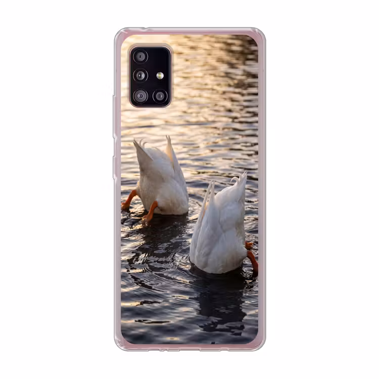 Eenden - Water - Natuur Telefoonhoesje Samsung Galaxy A51 5G klein -3d