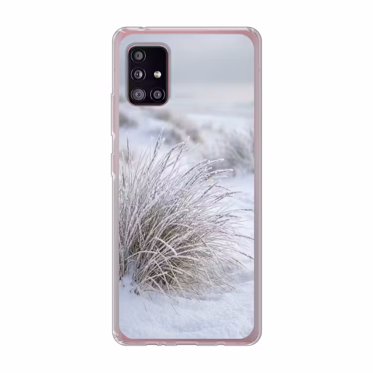 Duinen - Sneeuw - Strand - Winter - Serene Telefoonhoesje Samsung Galaxy A51 5G klein -3d